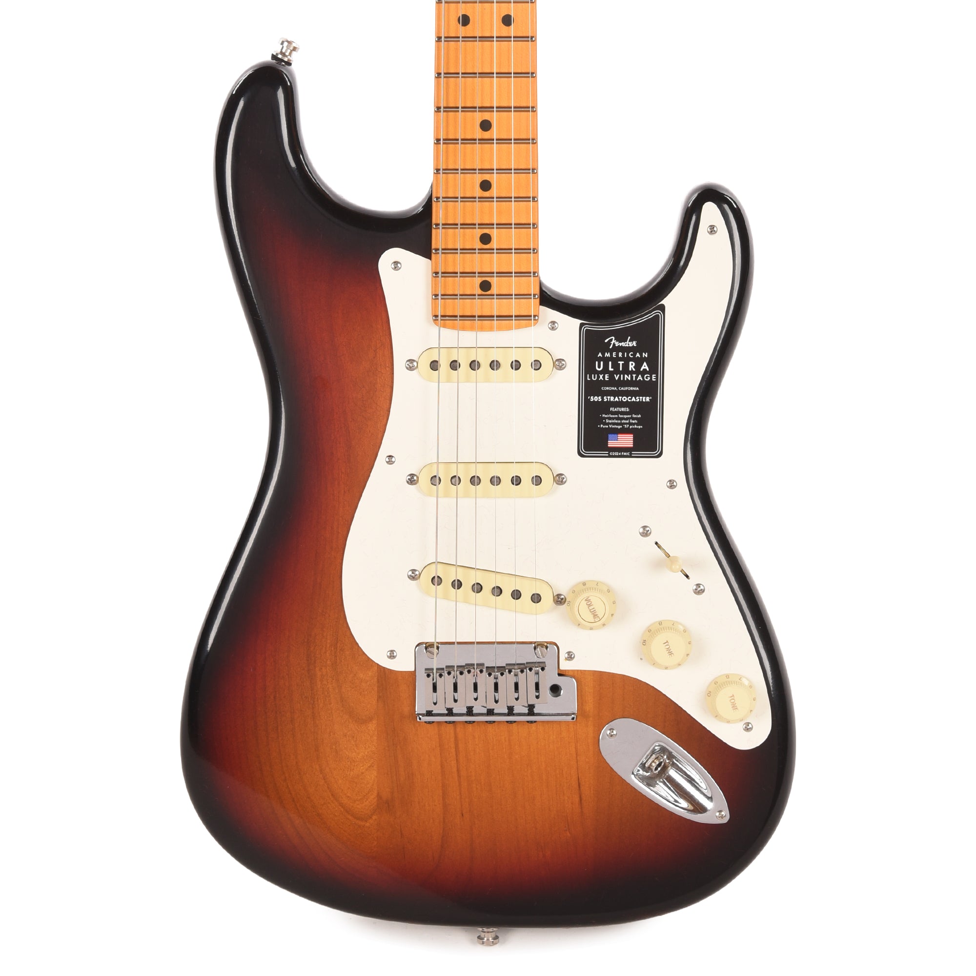 Fender American Ultra Luxe Vintage '50s Stratocaster 3-Color Sunburst