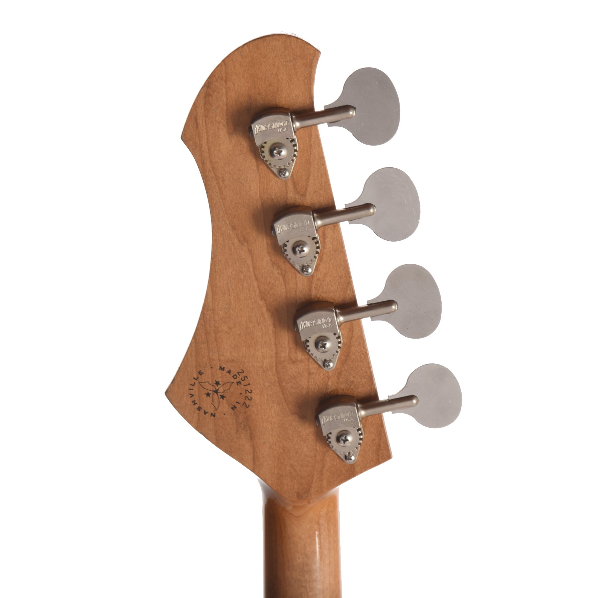 Novo Ivorus Bass 3-Tone Burst Light Distress