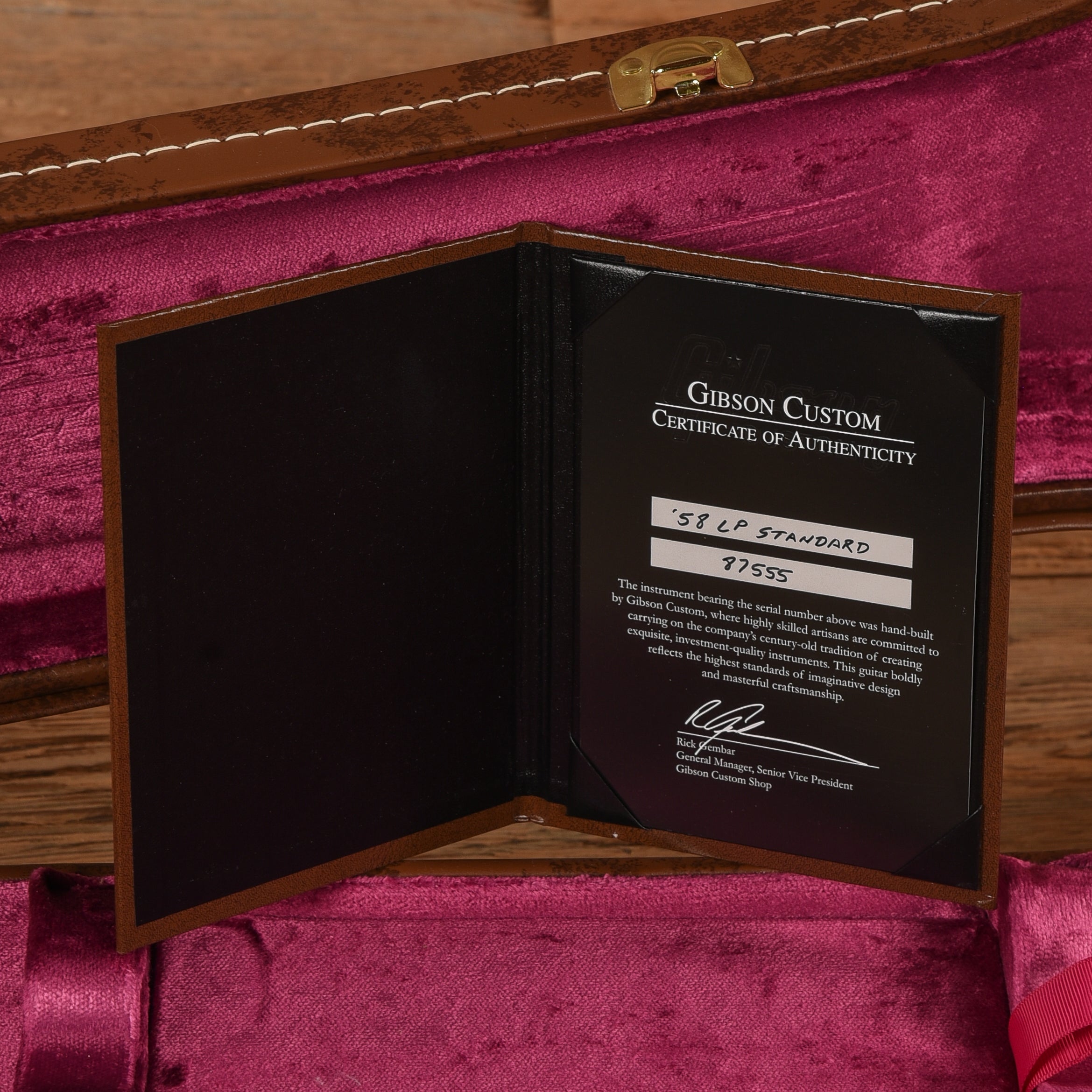 Gibson Custom '58 Les Paul Wildwood Limited Edition Sunburst 2017