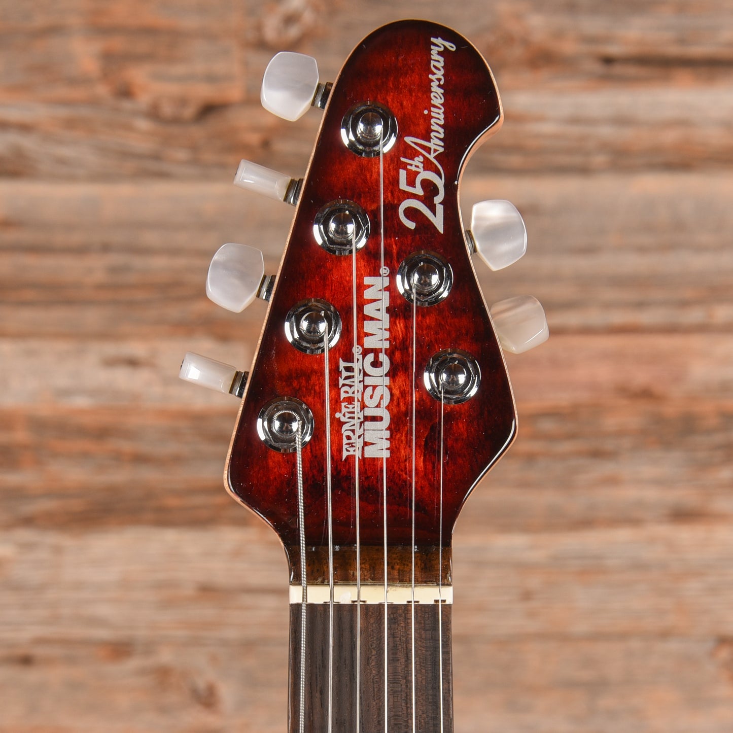 Music Man 25th Anniversary Guitar Trans Red 2009