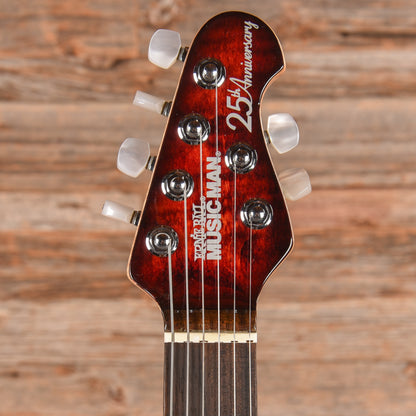 Music Man 25th Anniversary Guitar Trans Red 2009