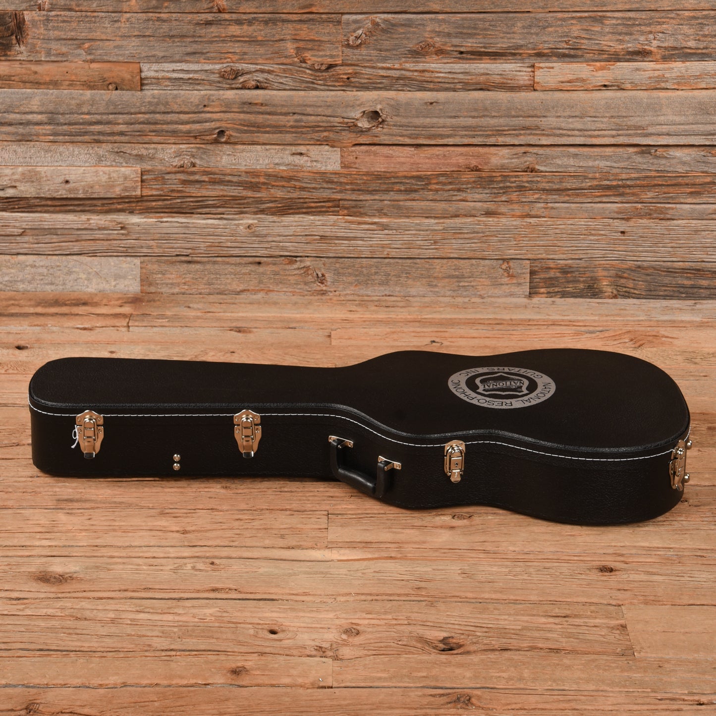 National Style O Single Cone Brass Bright Nickel 14-Fret