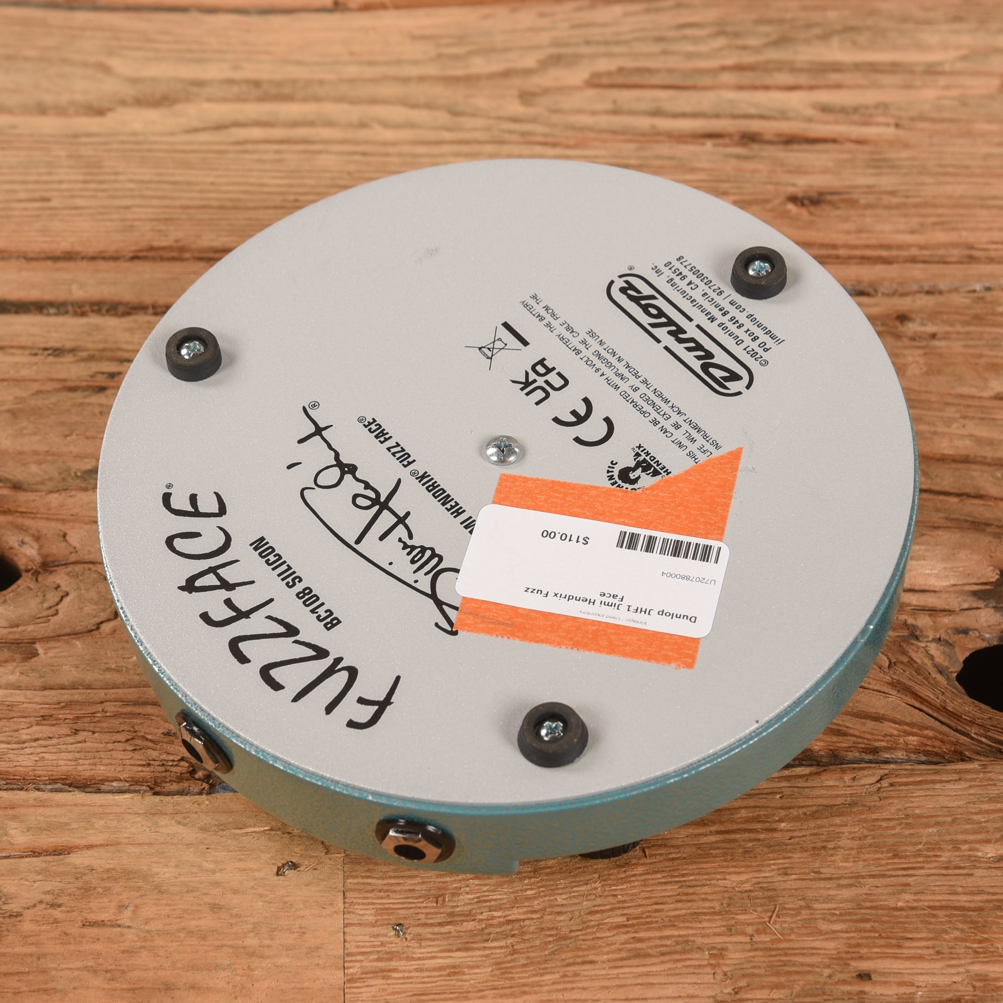 Dunlop JHF1 Jimi Hendrix Fuzz Face