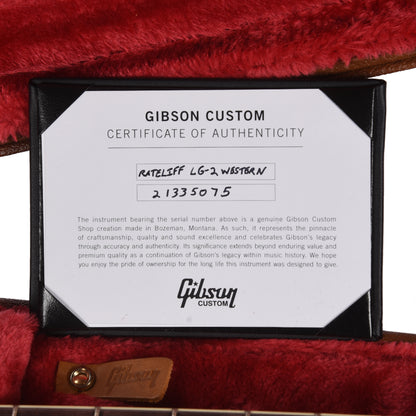 Gibson Artist Nathaniel Rateliff Signature LG-2 Western Vintage Sunburst