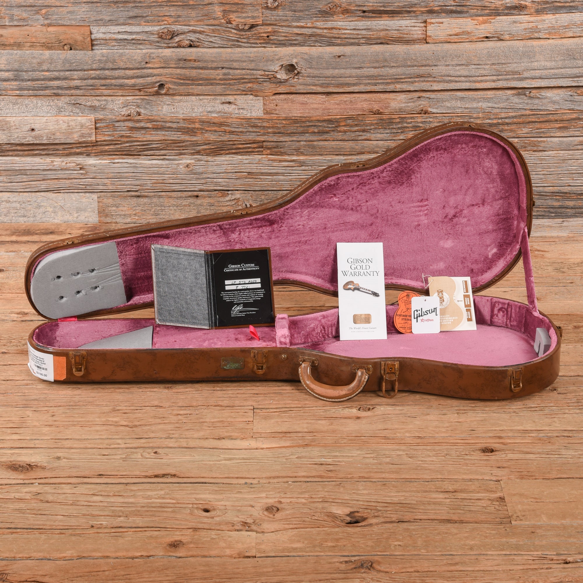 Gibson Custom Painted Over Series '58 Les Paul Standard Reissue Ebony Over Gold 2017