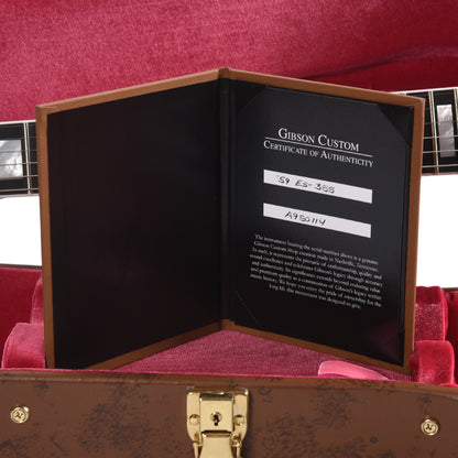 Gibson Custom Shop 1959 ES-355 Diamond Antique Pelham Blue VOS w/Diamond F-Holes