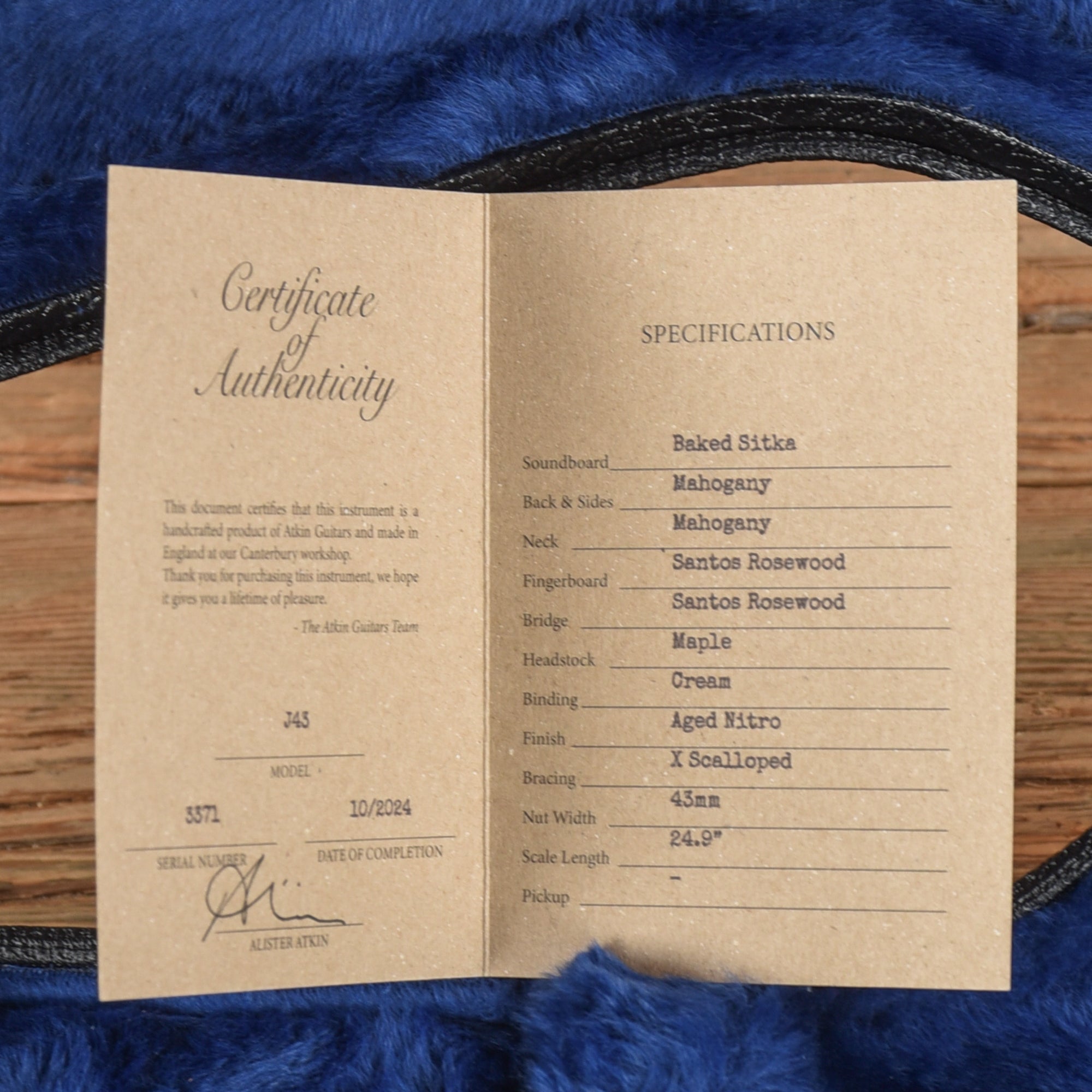 Atkin The Forty Three Aged Sunburst 2024