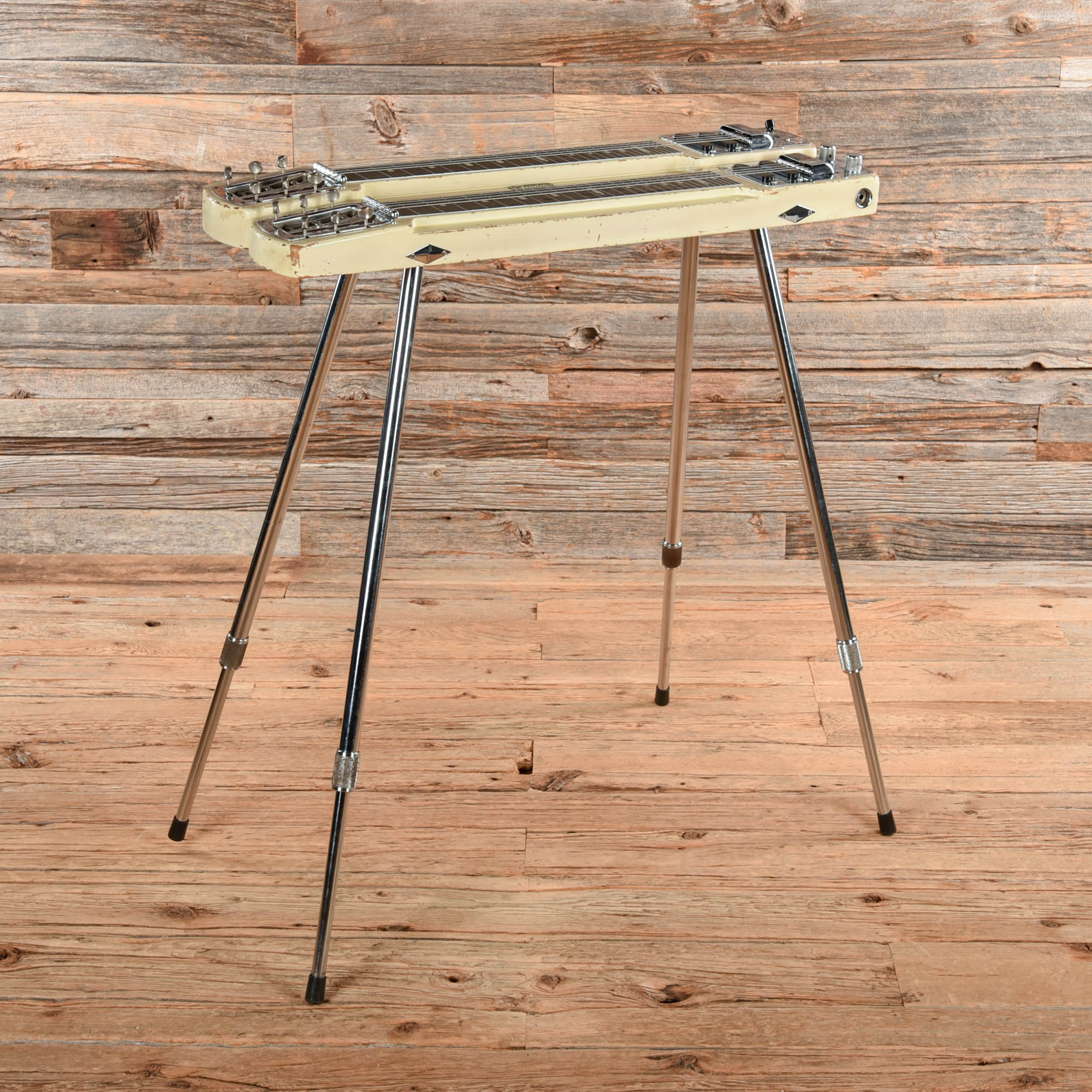 Fender Lap Steel Double Neck White 1958 - Dave Amato of REO Speedwagon