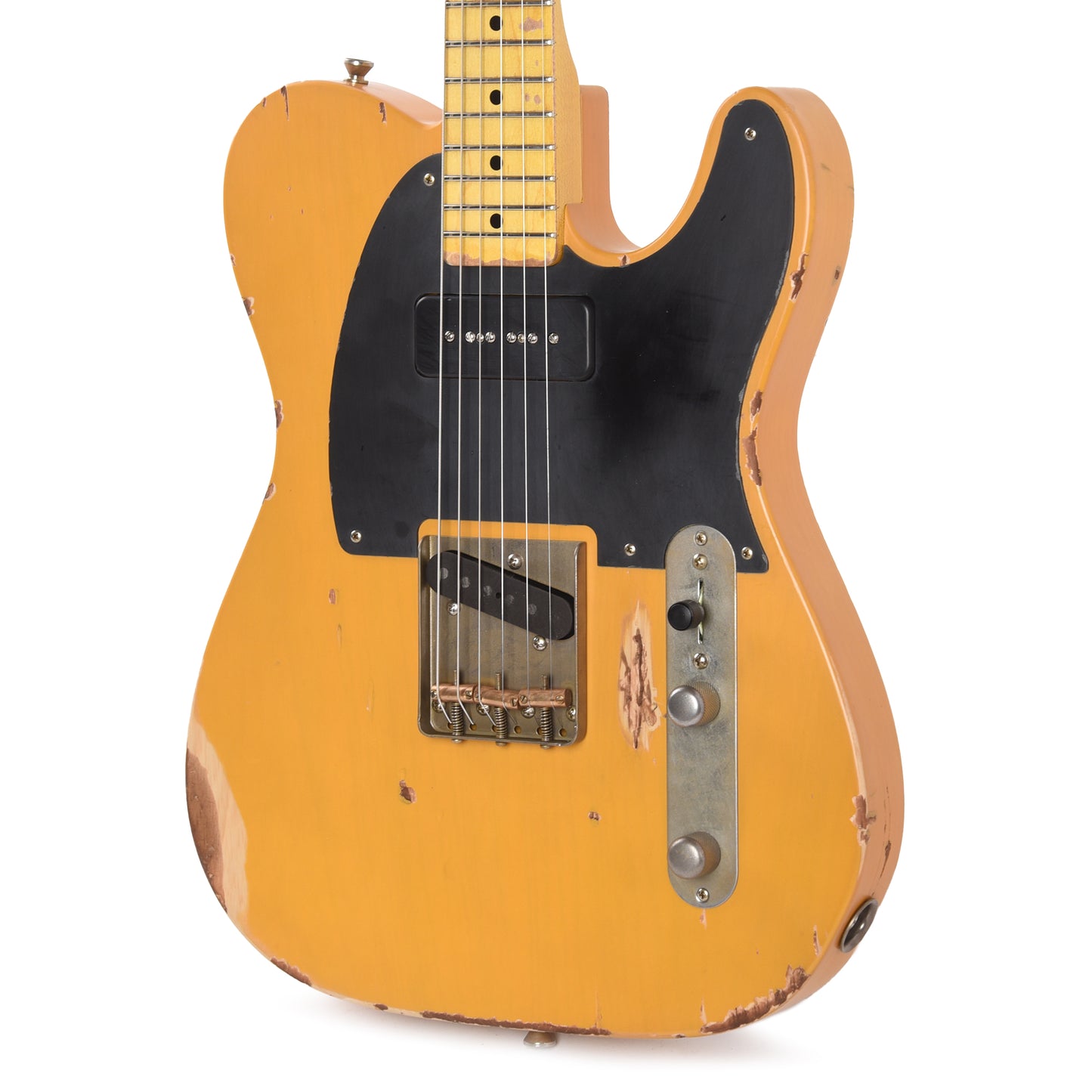 Nash T-52 Ash Butterscotch Blonde Heavy Relic w/Neck P-90