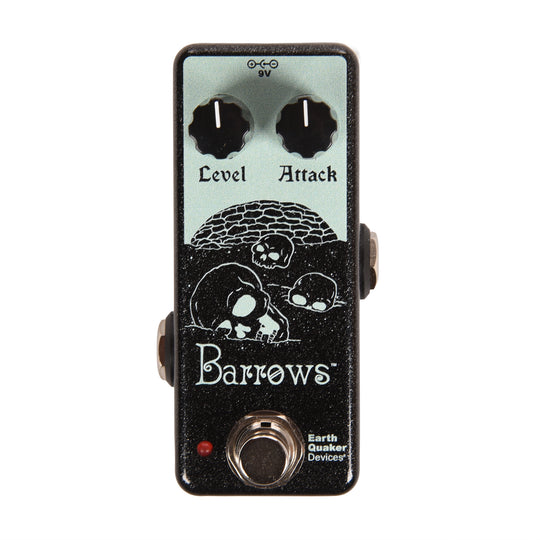 EarthQuaker Devices Barrows Fuzz Attacker Fuzz Pedal Black Silver Explosion