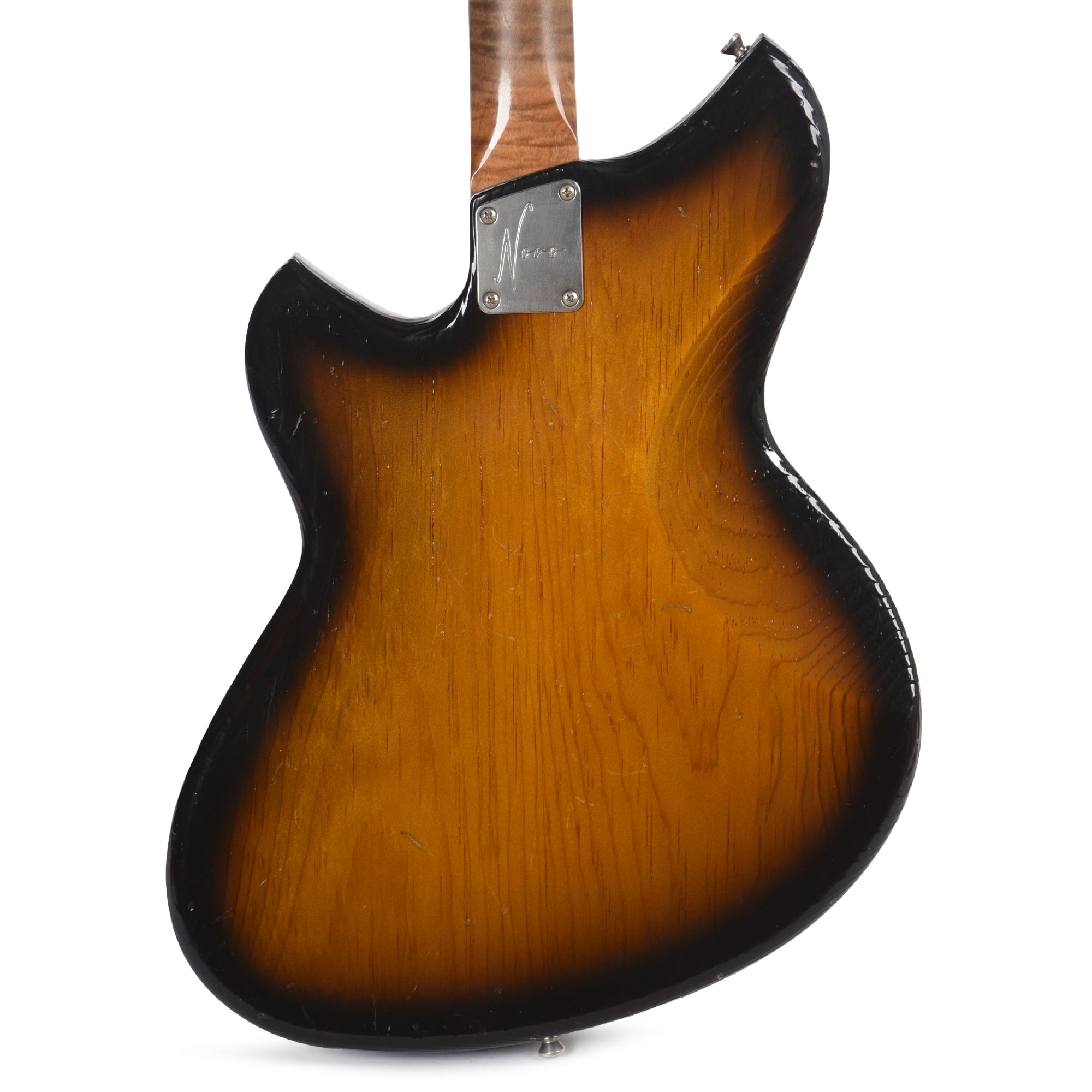 Novo Serus J 2-Tone Burst Light Distress w/Black Block Inlays & Fralin P-90 Pickups