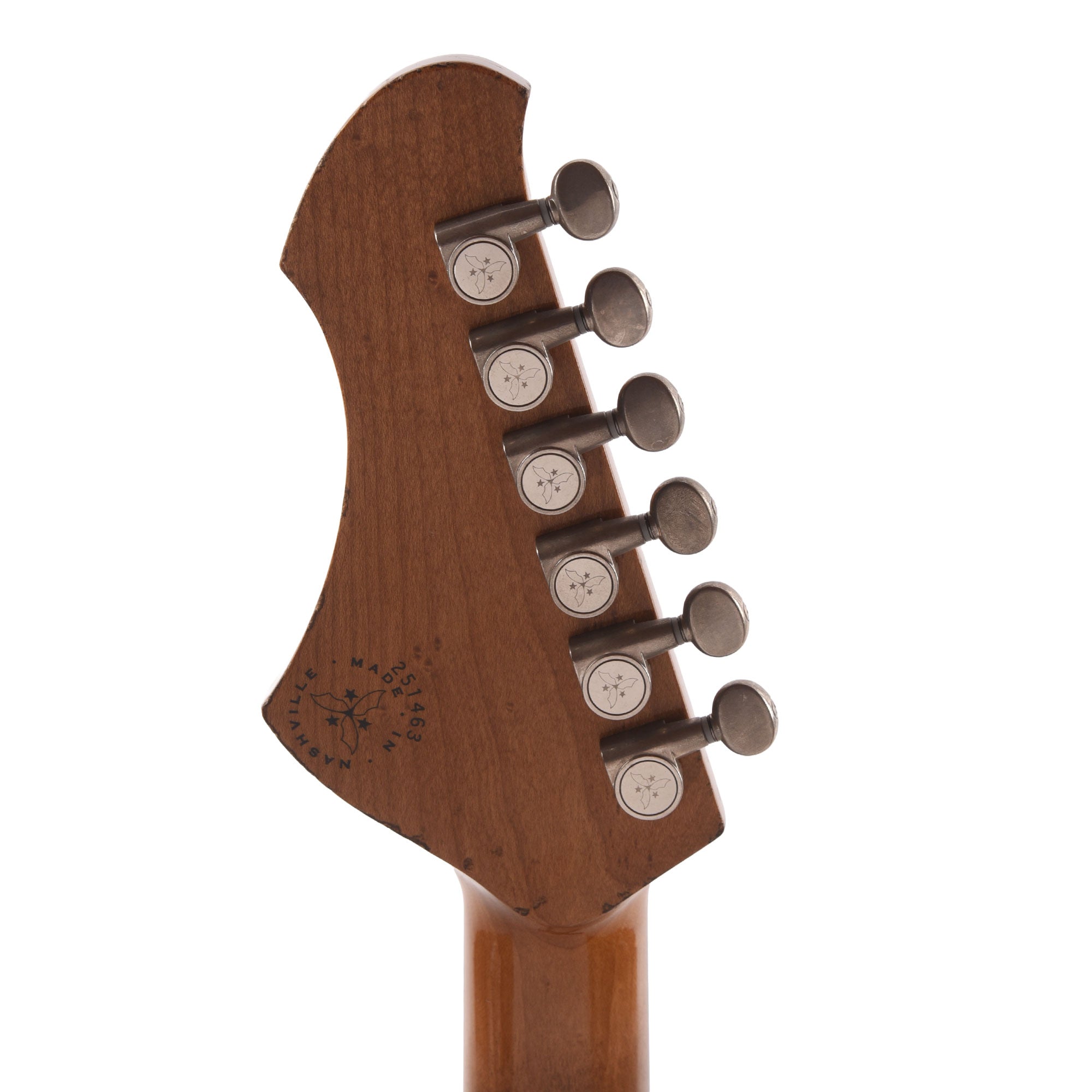 Novo Serus J Bull Black Over Candy Apple Red Medium Distress w/Bakelite Pickguard