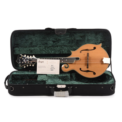 Bourgeois M5 F-Style Mandolin Aged Tone Torrefied Adirondack/Flamed Maple Natural