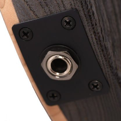 PRS Private Stock #11757 Custom 24 Stoptail Curly Maple/Swamp Ash Purple Glow w/Pale Moon Ebony Neck & Bats in Flight Inlay