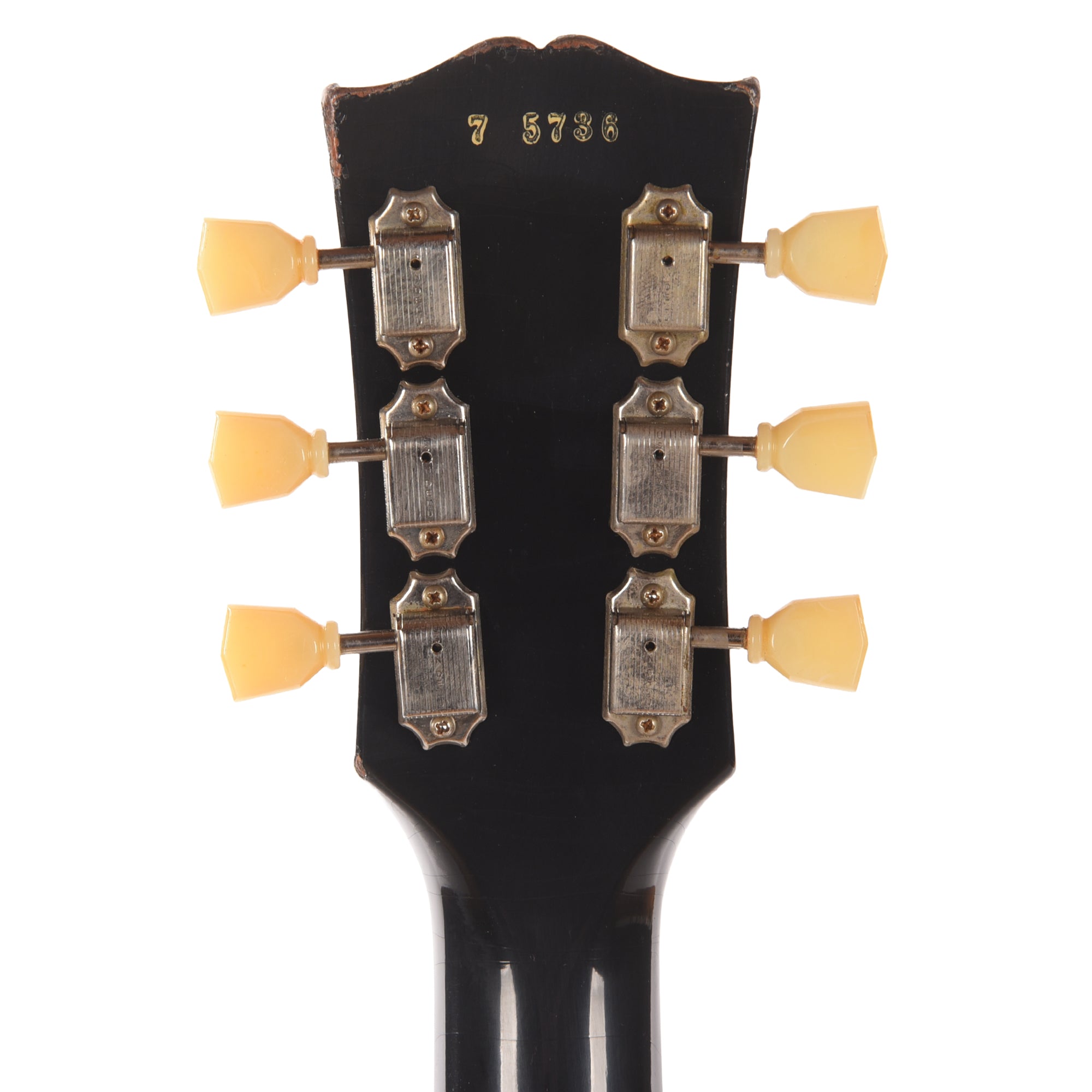 Gibson Custom Shop 1957 Les Paul Standard Ebony Over All Double Gold Murphy Lab Ultra Heavy Aged