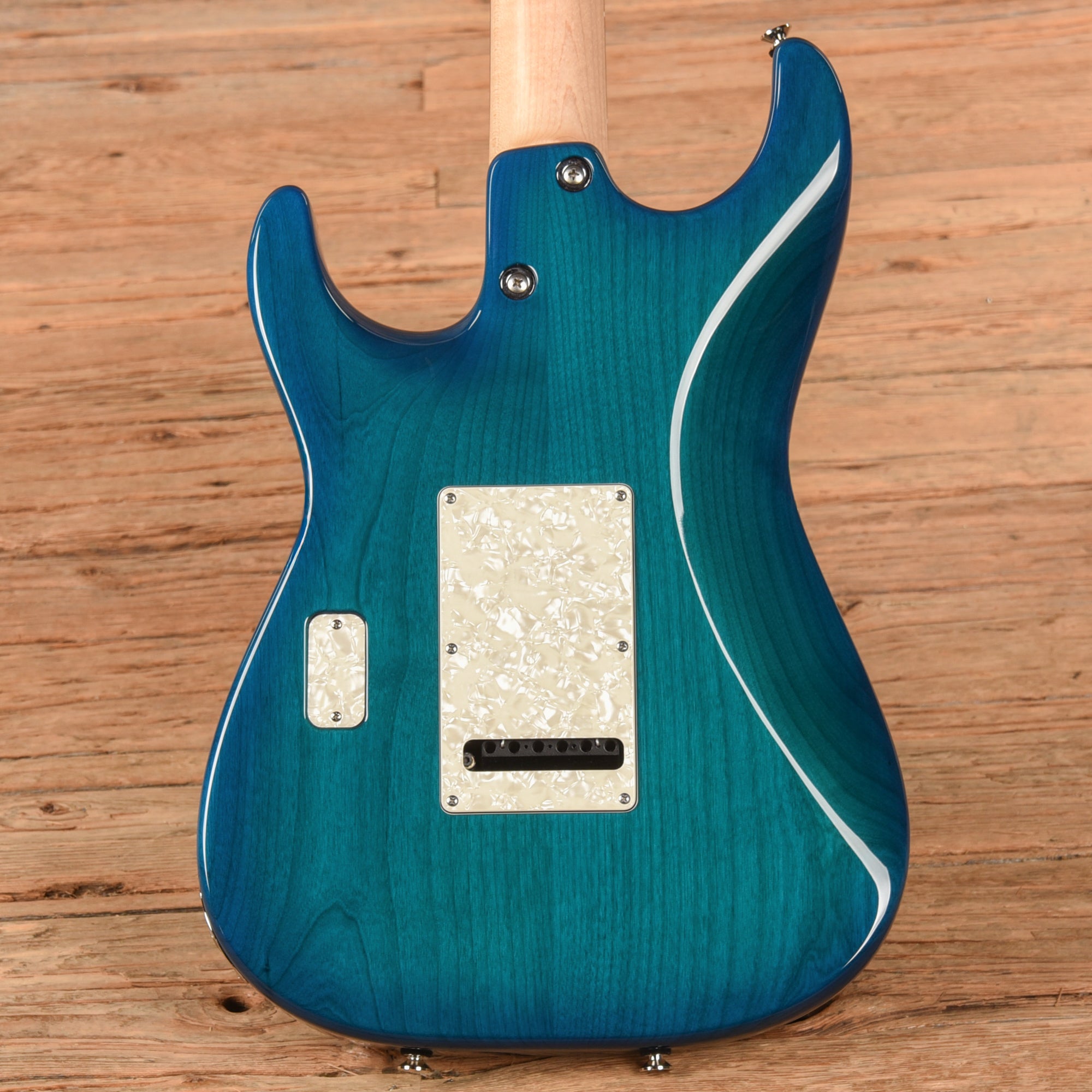 Tom Anderson Drop Top Classic Bora to Transparent Blue Burst 2017