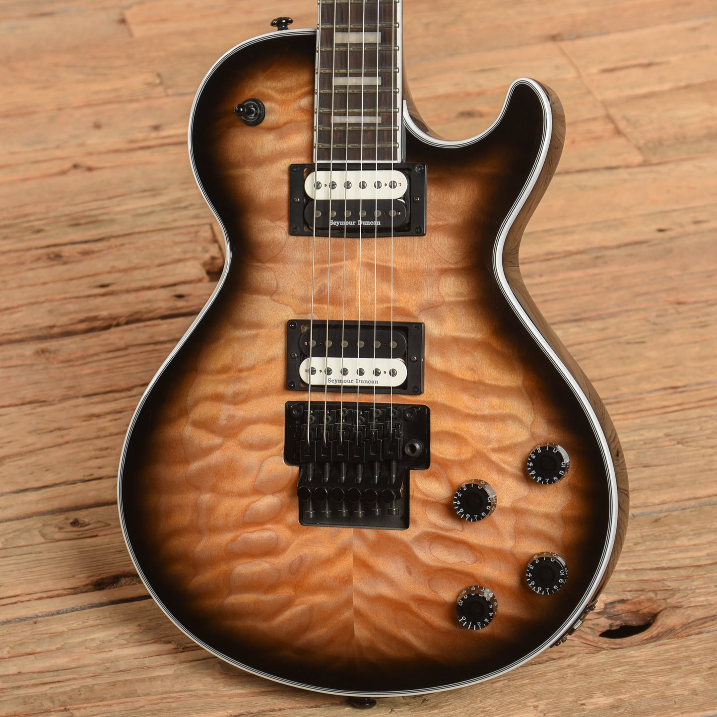 Dean Guitars Thoroughbred Select Floyd Rose Quilt Sunburst 2021