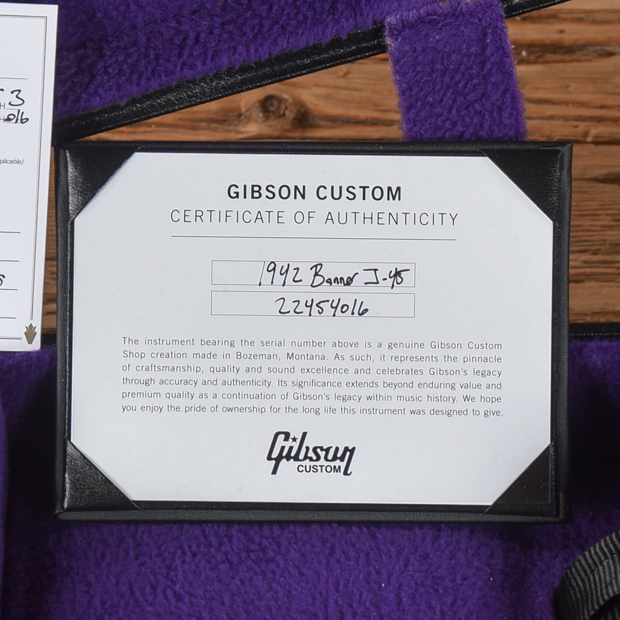 Gibson Custom 1942 Banner J-45 Sunburst 2024