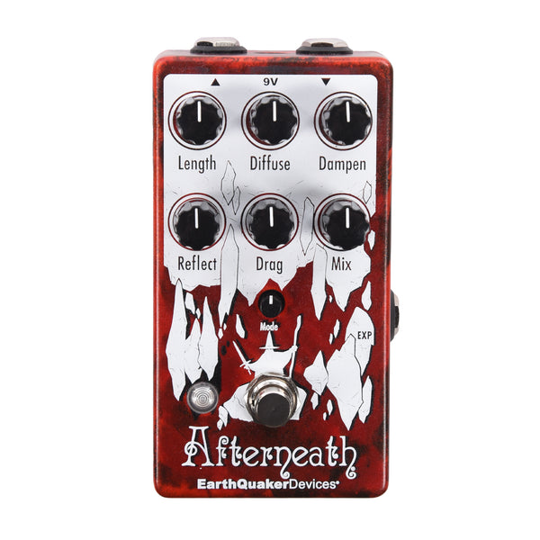 ギター Earthquaker Devices Afterneath V3 EarthQuaker Devices Afterneath V3 Reverb Effects Pedal Red