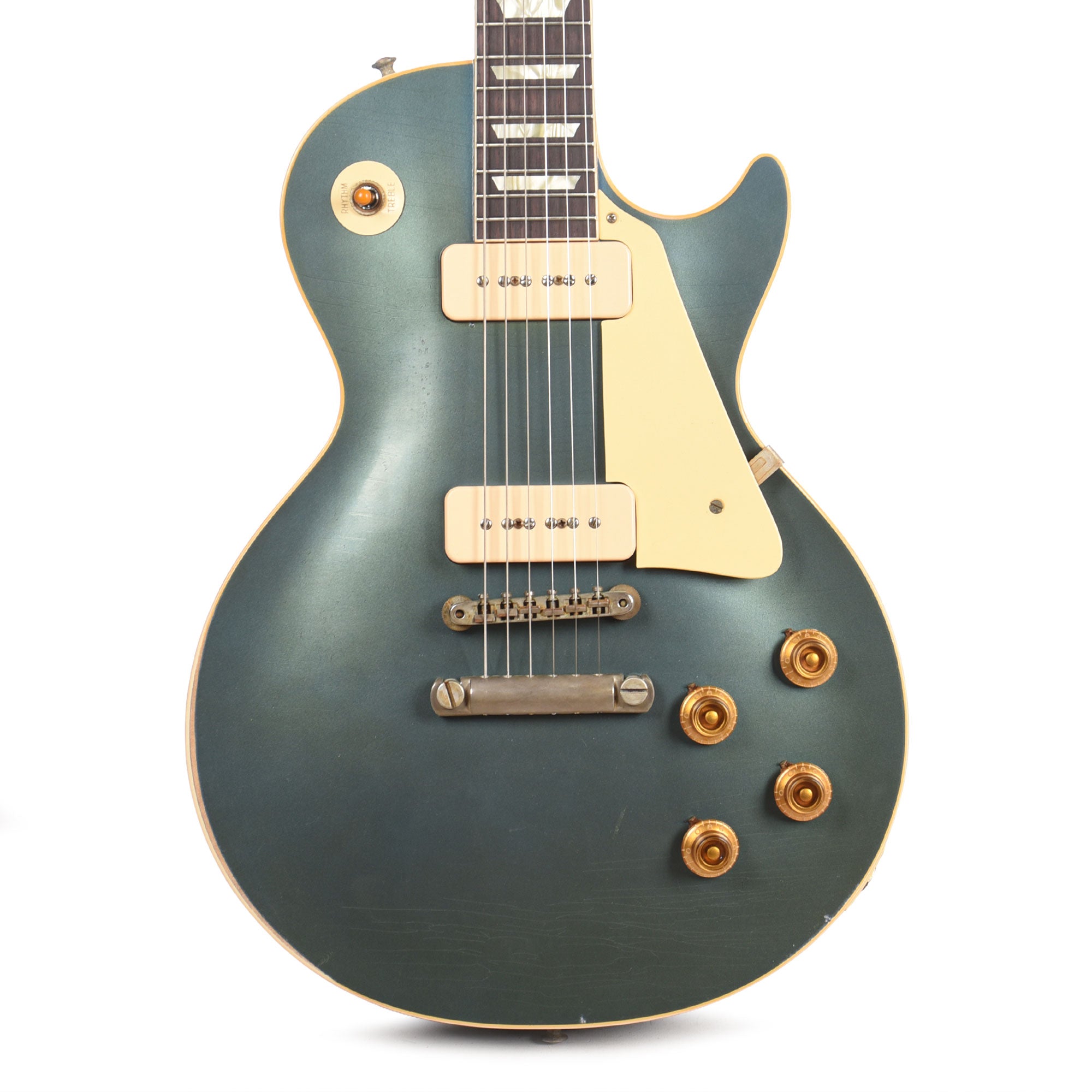 Gibson Custom Shop 1956 Les Paul Standard Antique Pelham Blue Murphy Lab Light Aged w/P90 Pickups