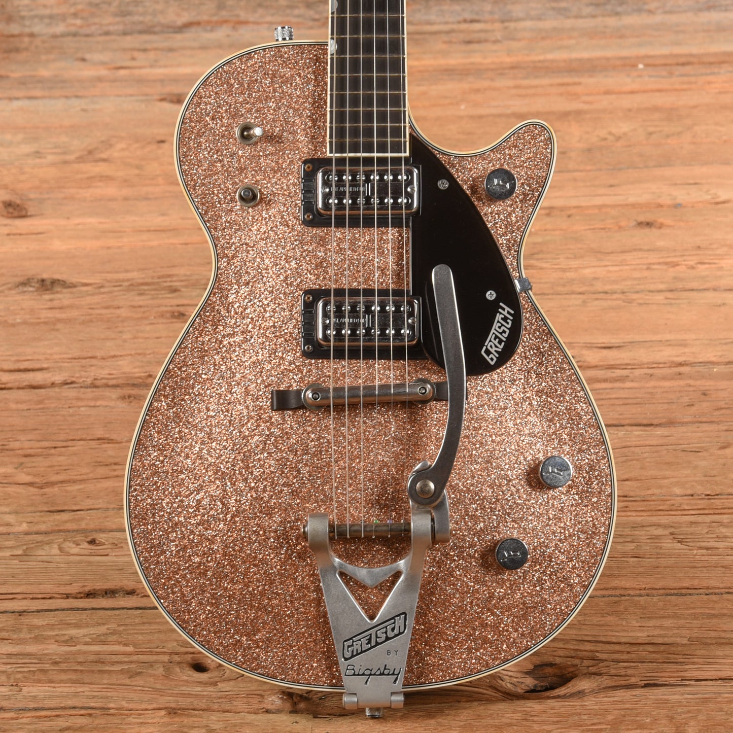 Gretsch Custom Shop Stephen Stern Masterbuilt G6128-CS Duo Jet Relic Champagne Sparkle 2013