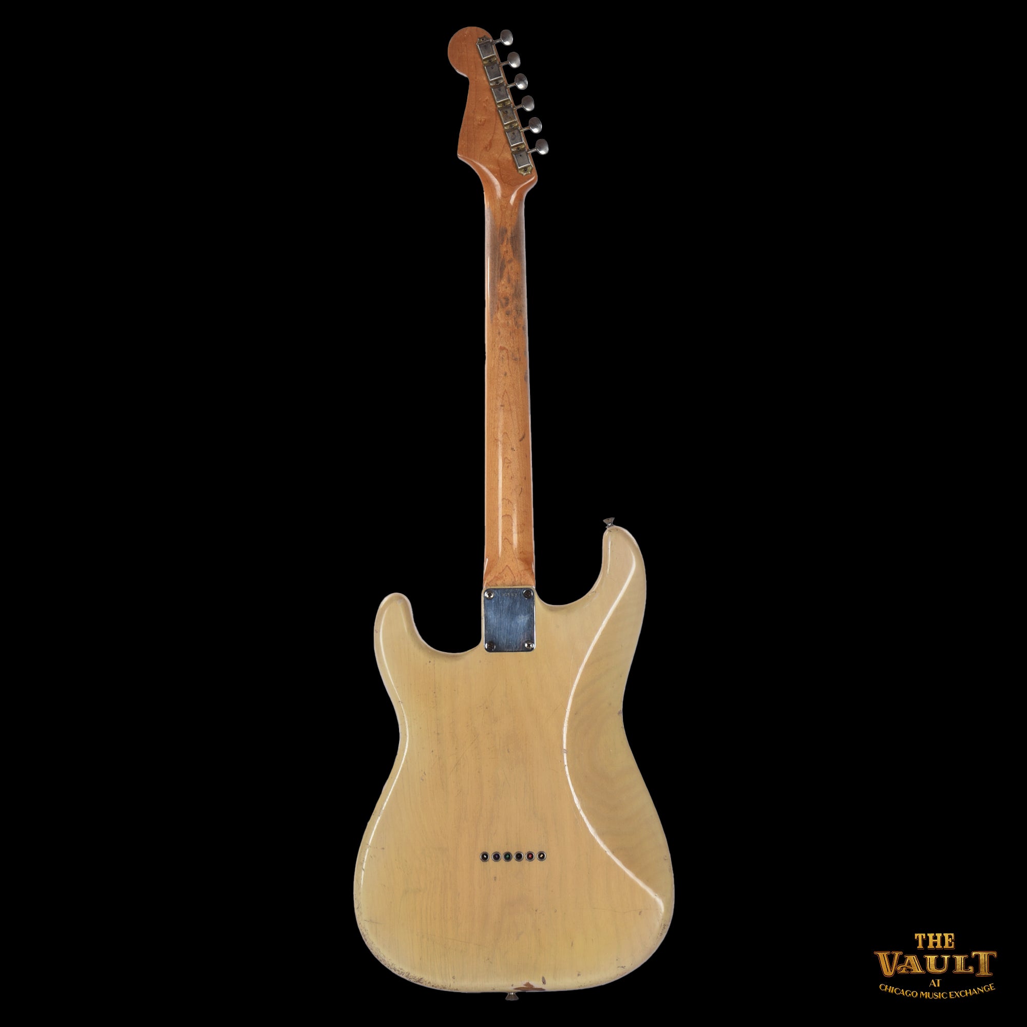 Fender Stratocaster Hardtail Blonde Refin by Clive Brown 1963