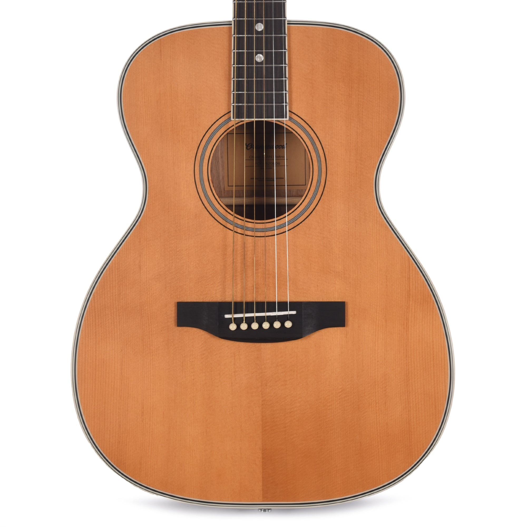 Orangewood Oliver Retro Grand Concert Acoustic Guitar Aged Natural Satin