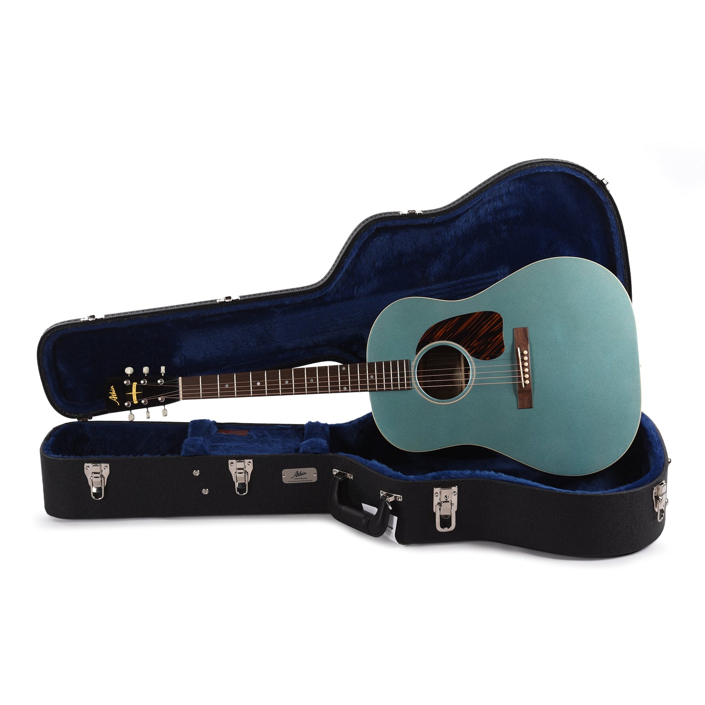 Atkin The Forty Three Baked Sitka/Mahogany Aged Pelham Blue Top w/Tortoise Pickguard