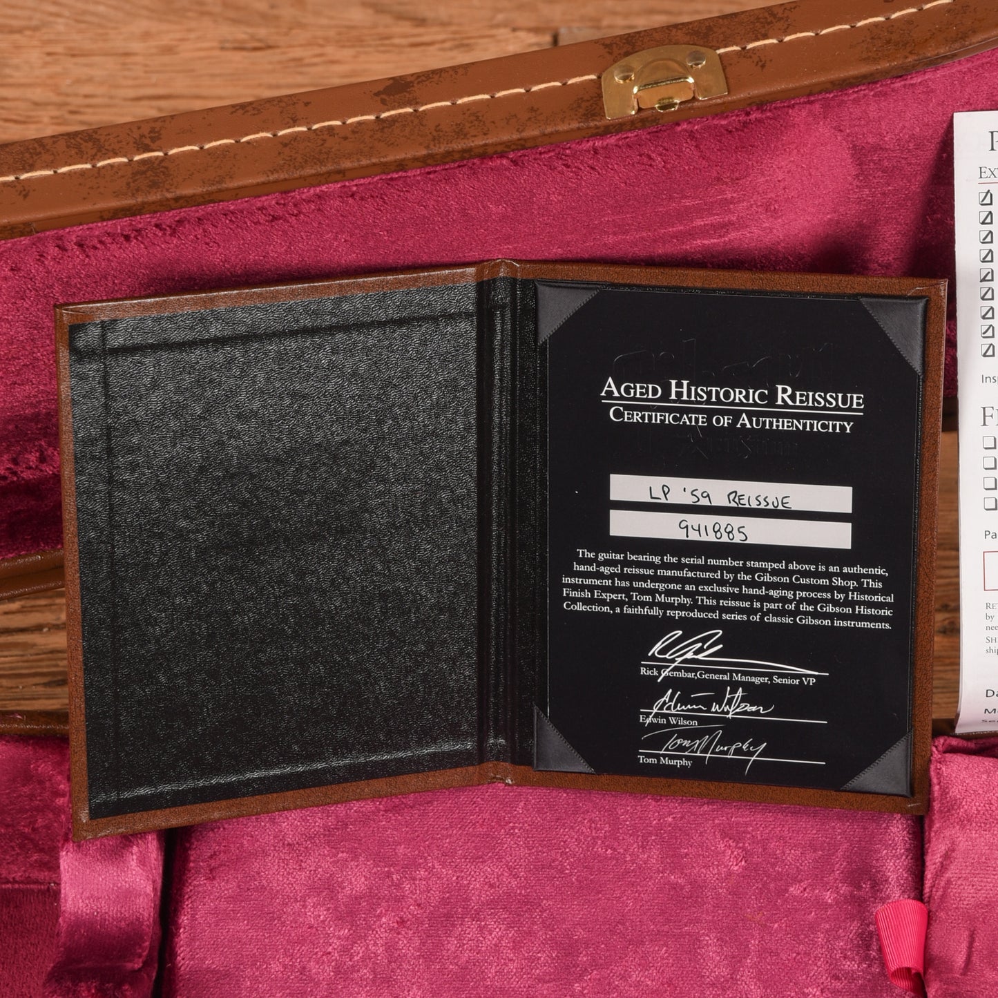 Gibson Custom True Historic '59 Les Paul Standard Reissue Tom Murphy Aged Sunrise Tea Burst 2015