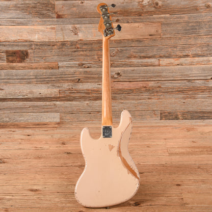 Fender Flea Artist Series Road Worn Signature Jazz Bass Shell Pink 2016