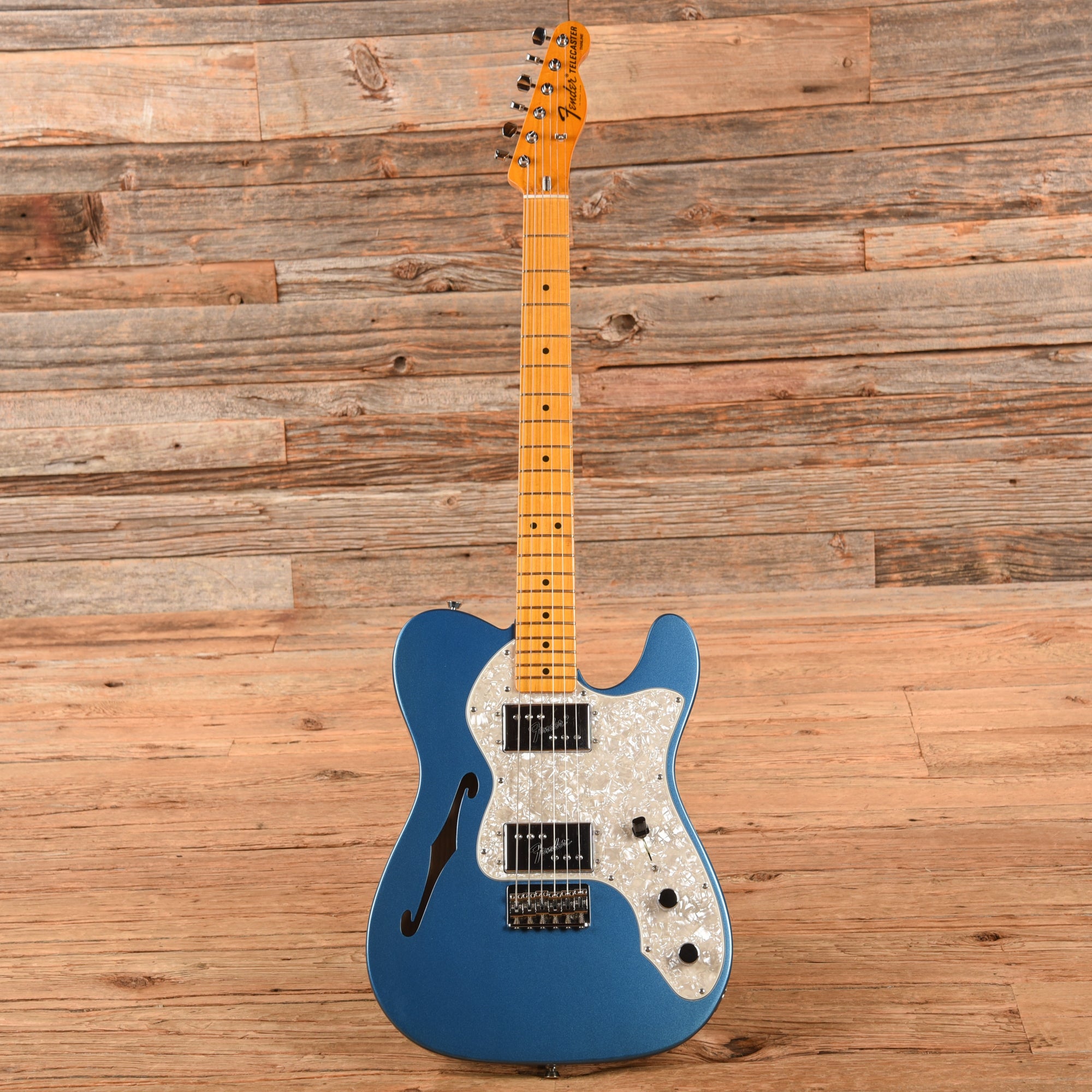 Fender American Vintage II 72 Telecaster Thinline Lake Placid Blue 2022