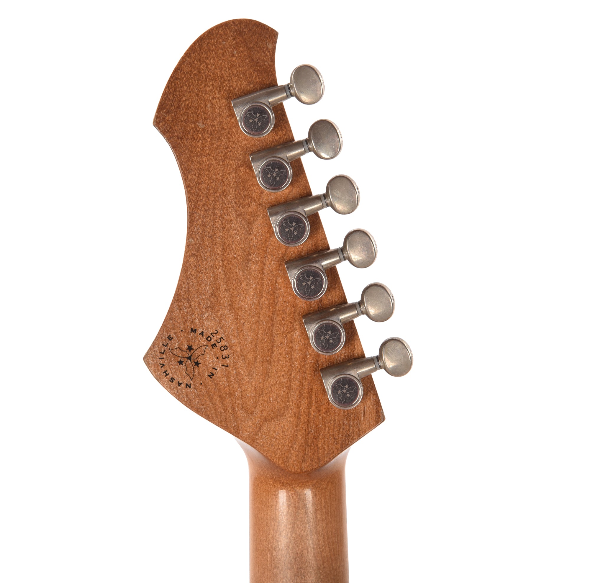 Novo Miris J Candy Apple Orange Light Distress w/Fralin P90s