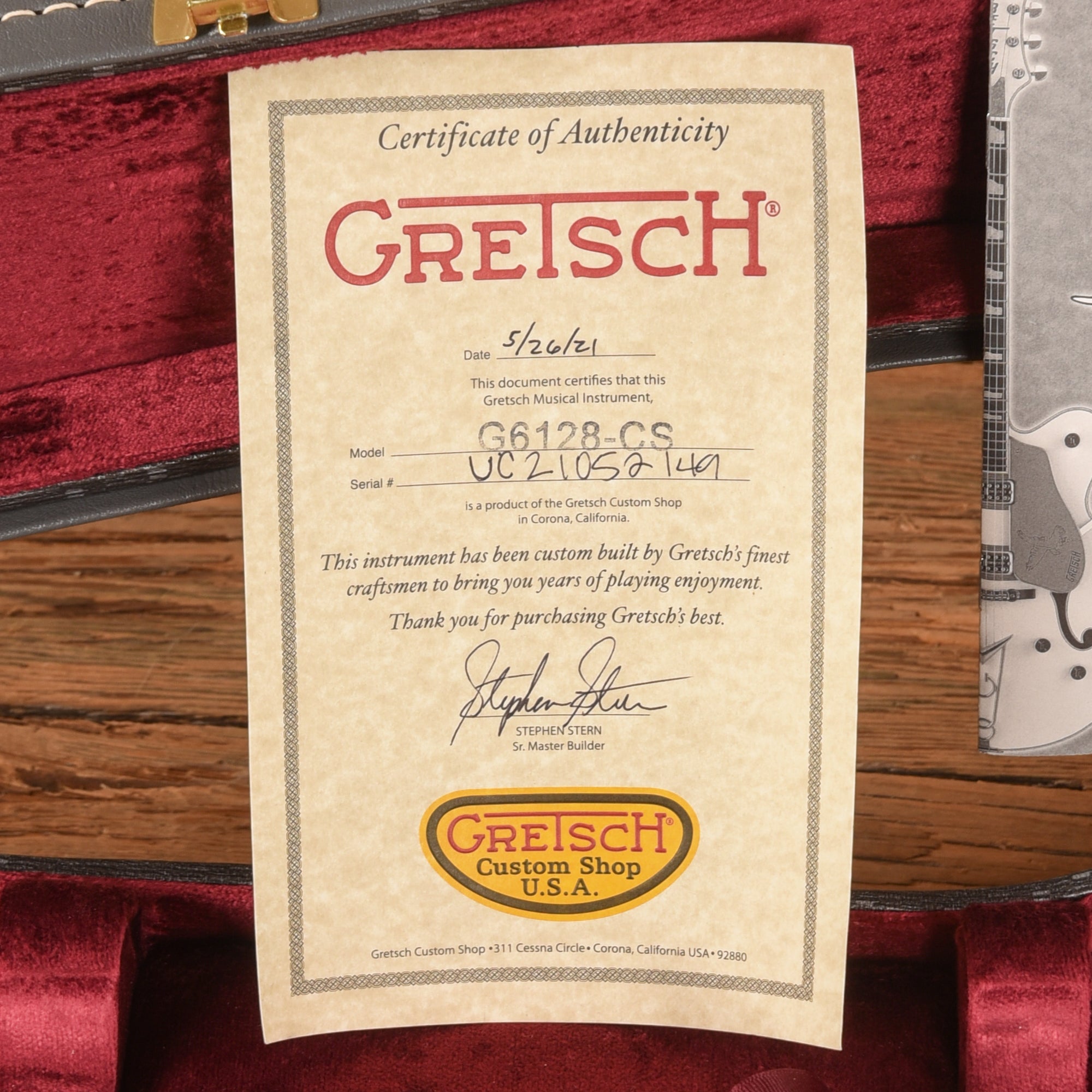 Gretsch Custom Shop G6128 1959 Duo Jet Heavy Relic Gold Sparkle 2021