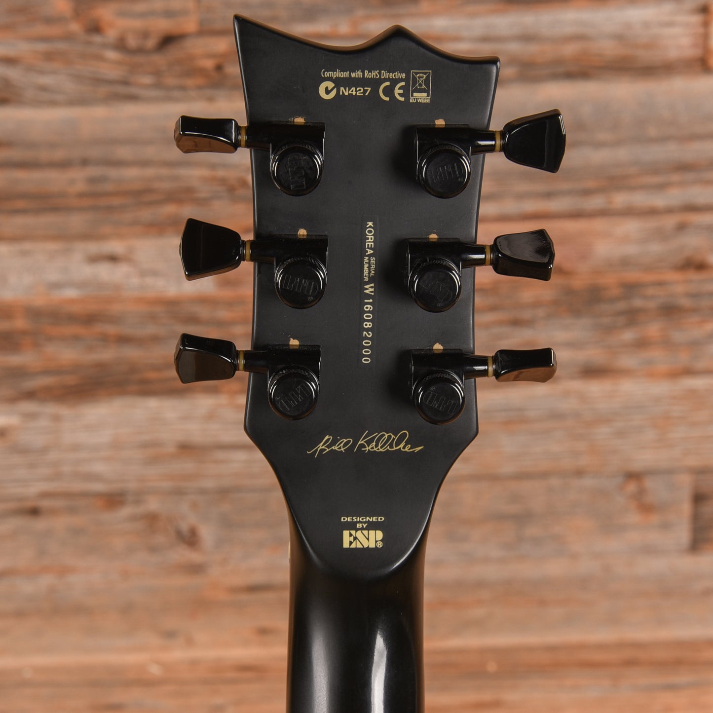 LTD BK-600 Bill Kelliher Signature Military Green Sunburst Satin 2016