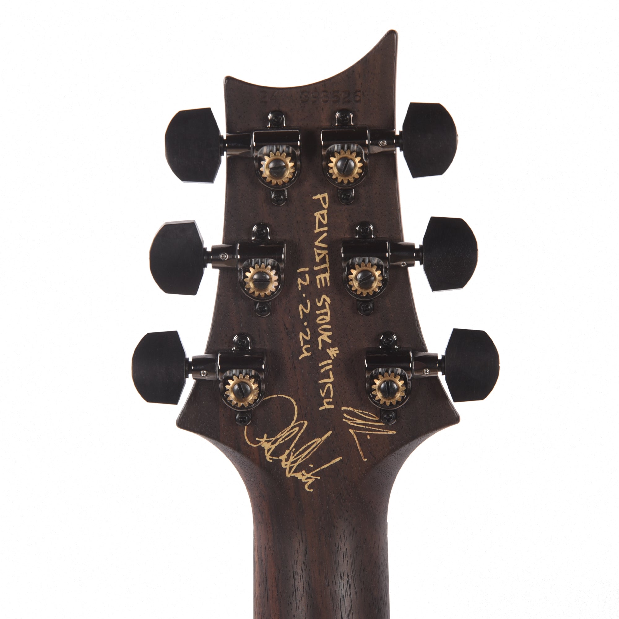 PRS Private Stock #11754 Custom 24 Stoptail Curly Maple/Swamp Ash Sub Zero Glow w/Rosewood Bats in Flight Inlay