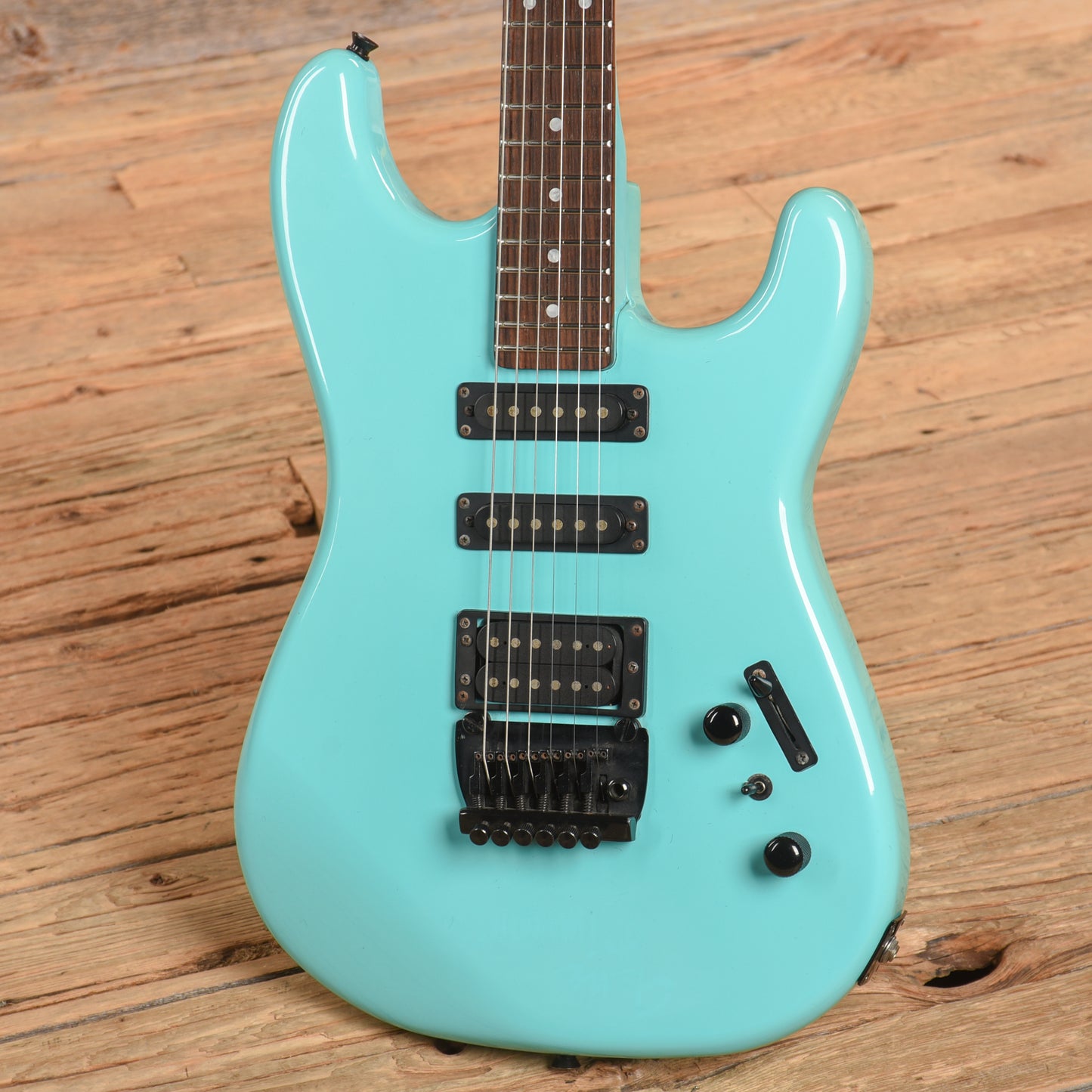B.C. Rich Platinum Series ST3 Blue 1980s