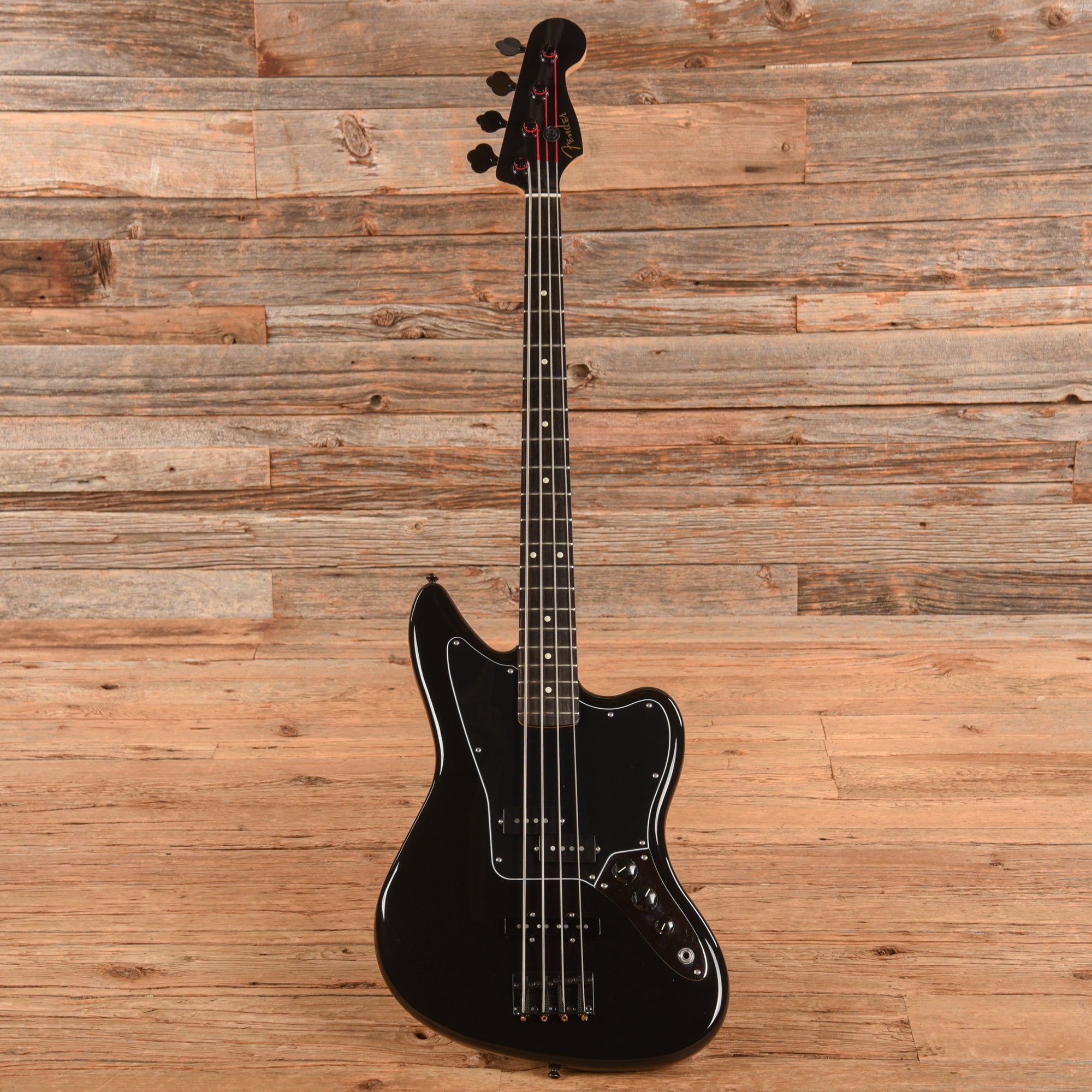 Fender Limited Edition Blackout Jaguar Bass Black 2022