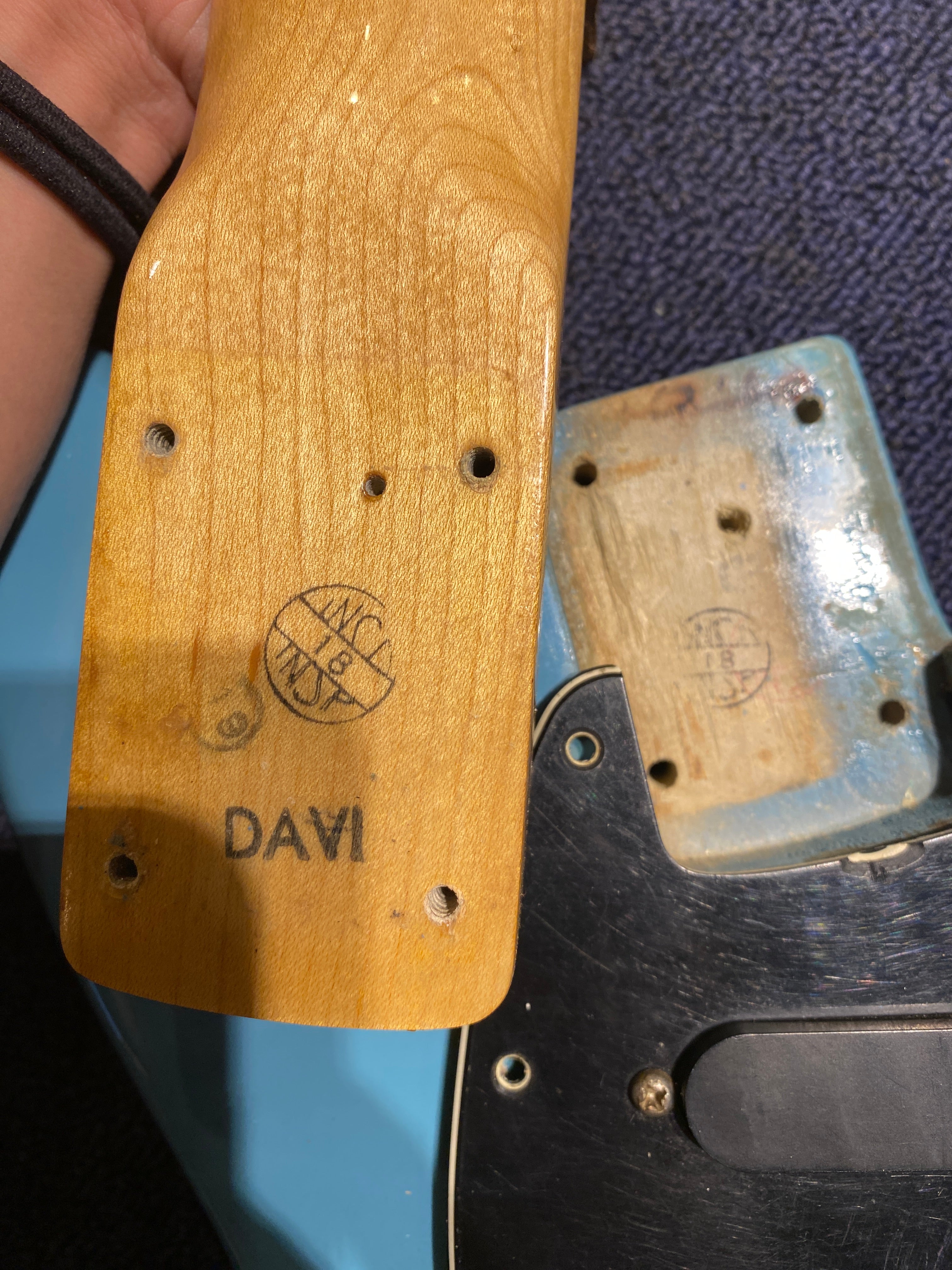 Fender Musicmaster Blue 1974