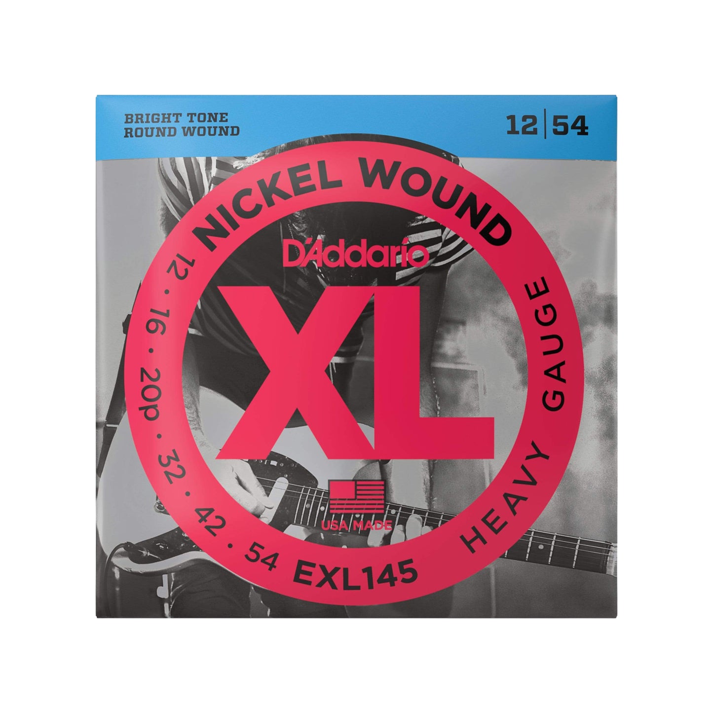 D'Addario EXL145 Electric Heavy 12-54