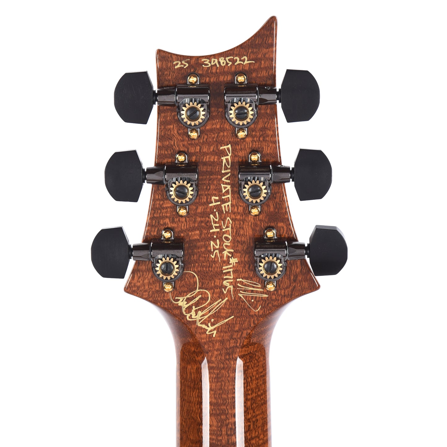 PRS Private Stock #11765 Custom 24 Spalted Maple/African Mahogany Blue Tourmaline w/Stained Curly Maple Inlays & Figured Mahogany Neck