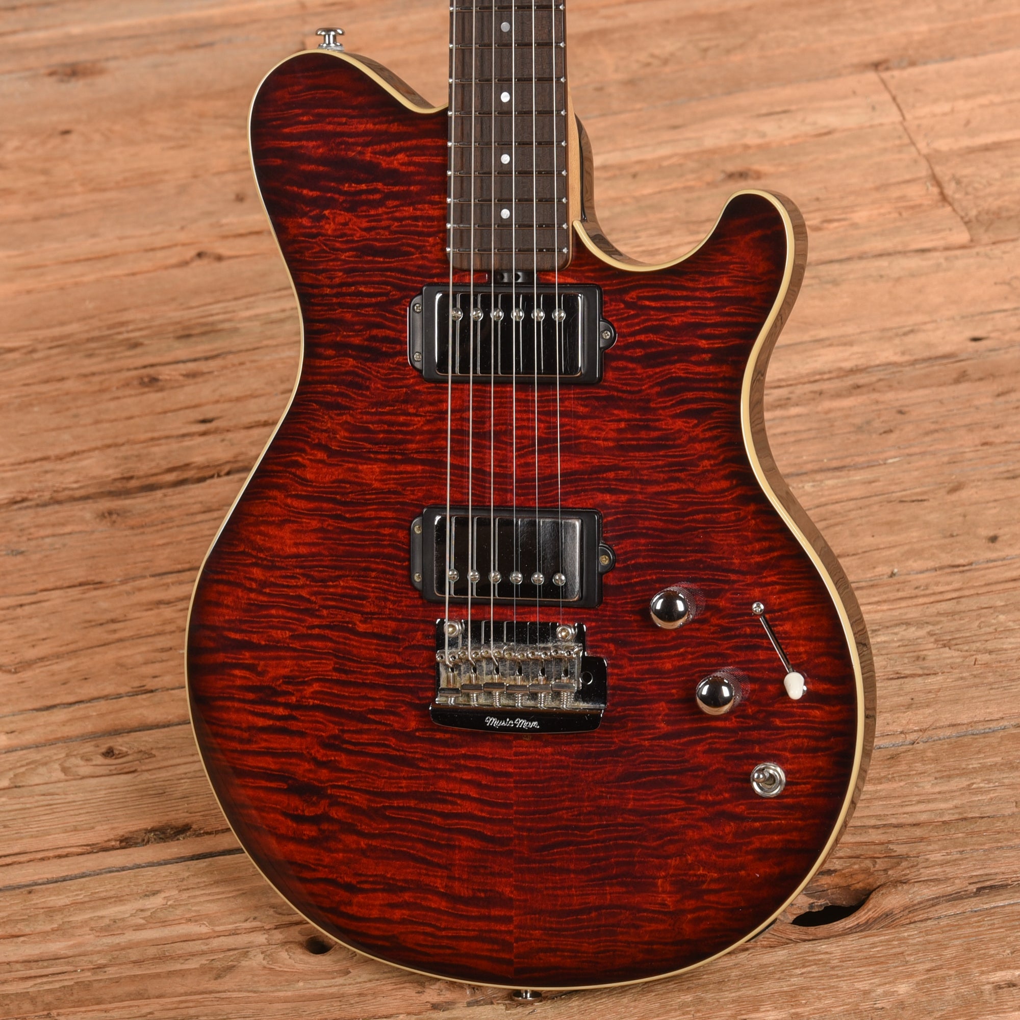 Music Man 25th Anniversary Guitar Trans Red 2009