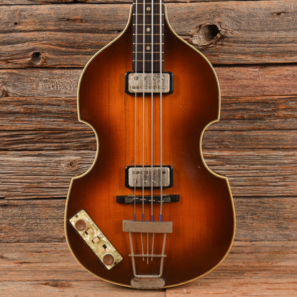 Hofner 500/1 1963 body w/Late 70s neck Sunburst 1963 LEFTY