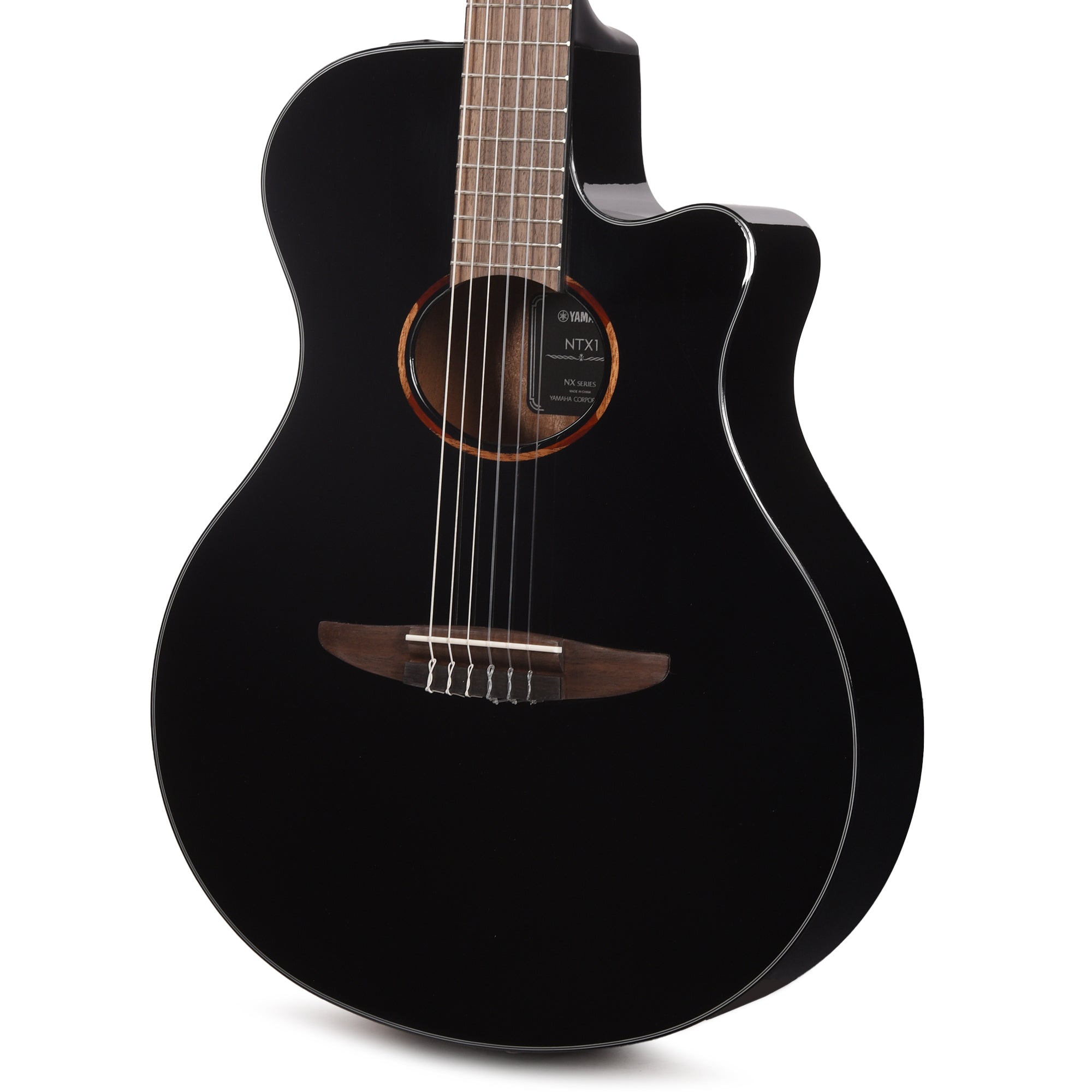 Yamaha NTX1 Classical Acoustic Electric Guitar Black