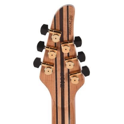 Mayones Regius 6 Curly Poplar 4A/Swamp Ash Trans Turquoise