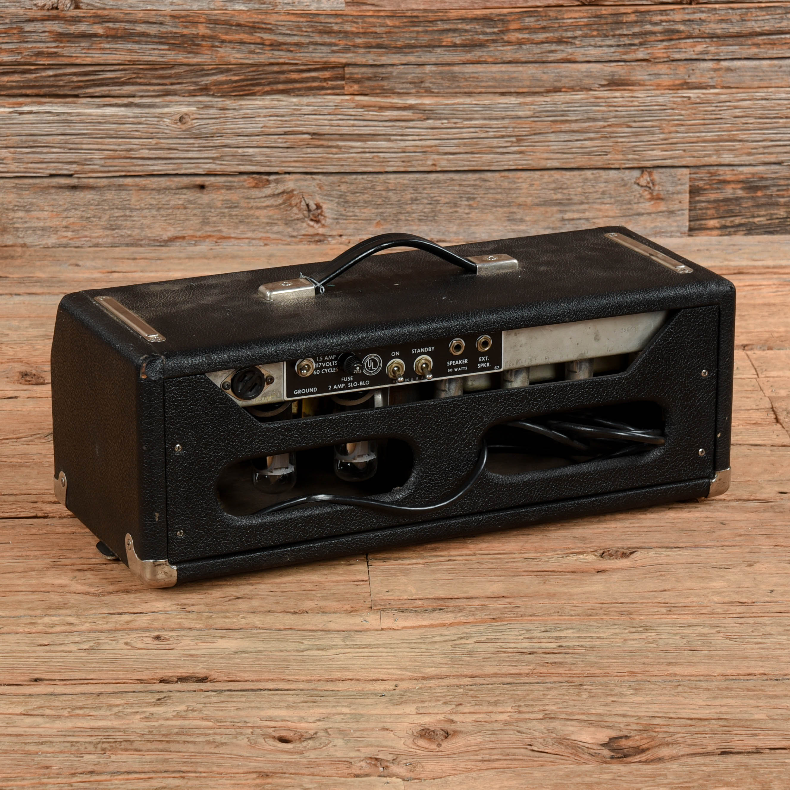 Fender Fender Bassman Head 60s Black Panel 1967  - Dave Amato of REO Speedwagon