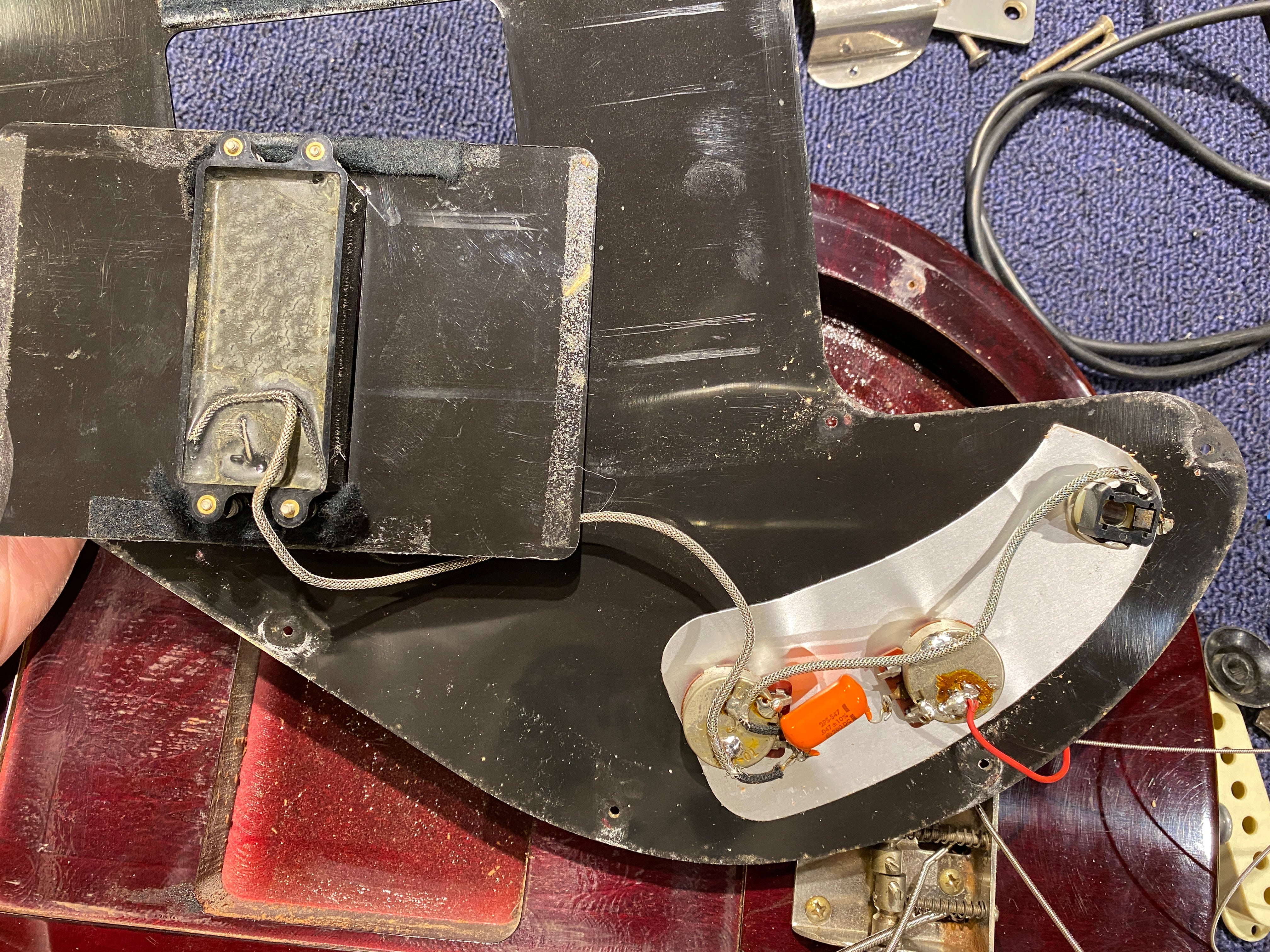 Gibson Grabber Wine Red 1978