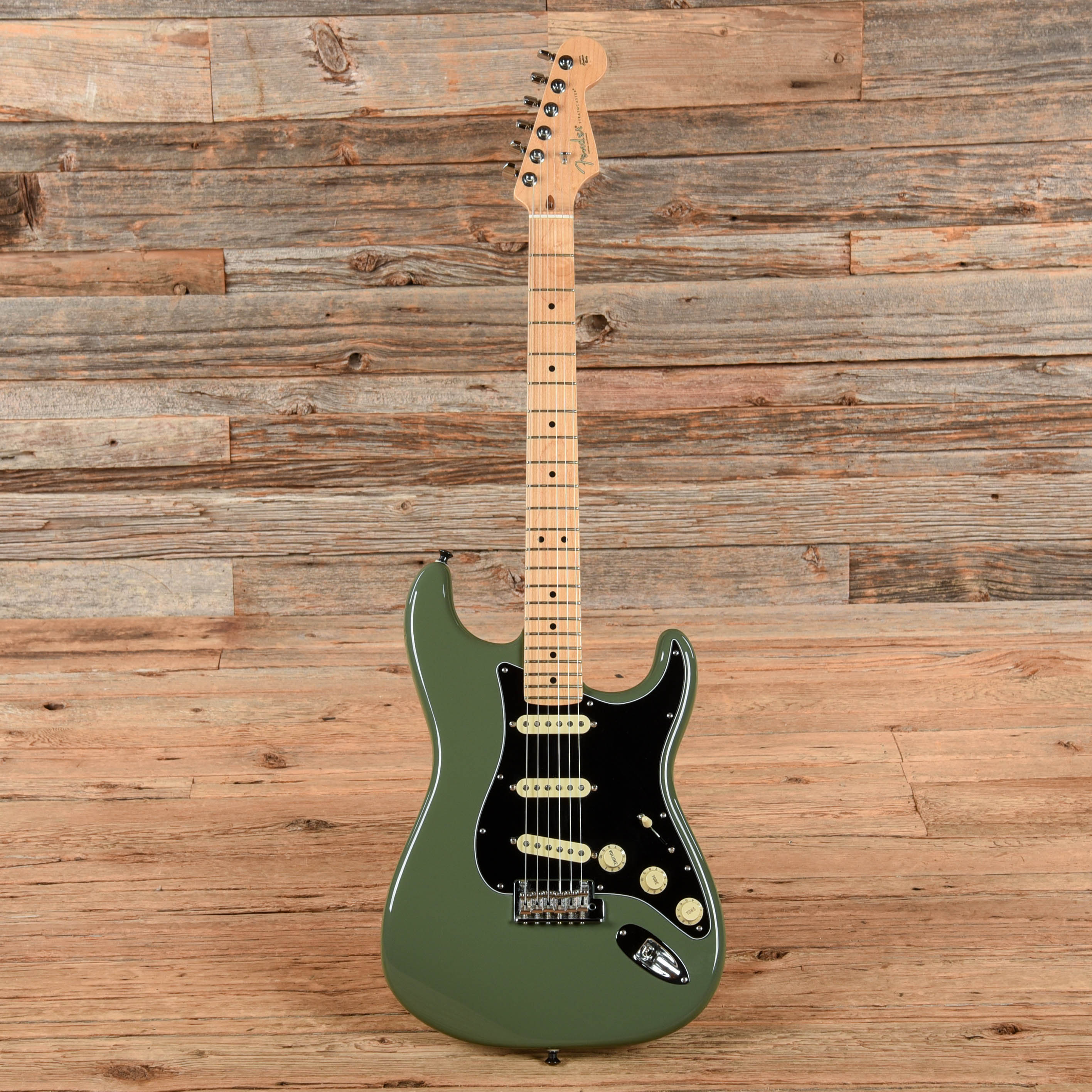 Fender American Professional Stratocaster Antique Olive 2018