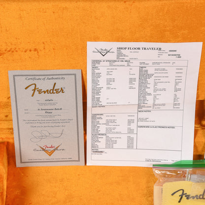 Fender Jason Smith Masterbuilt '61 Relic Stratocaster Vintage Blonde 2012