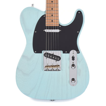 Suhr Custom Classic T Swamp Ash Trans Daphne Blue w/Roasted Maple Neck