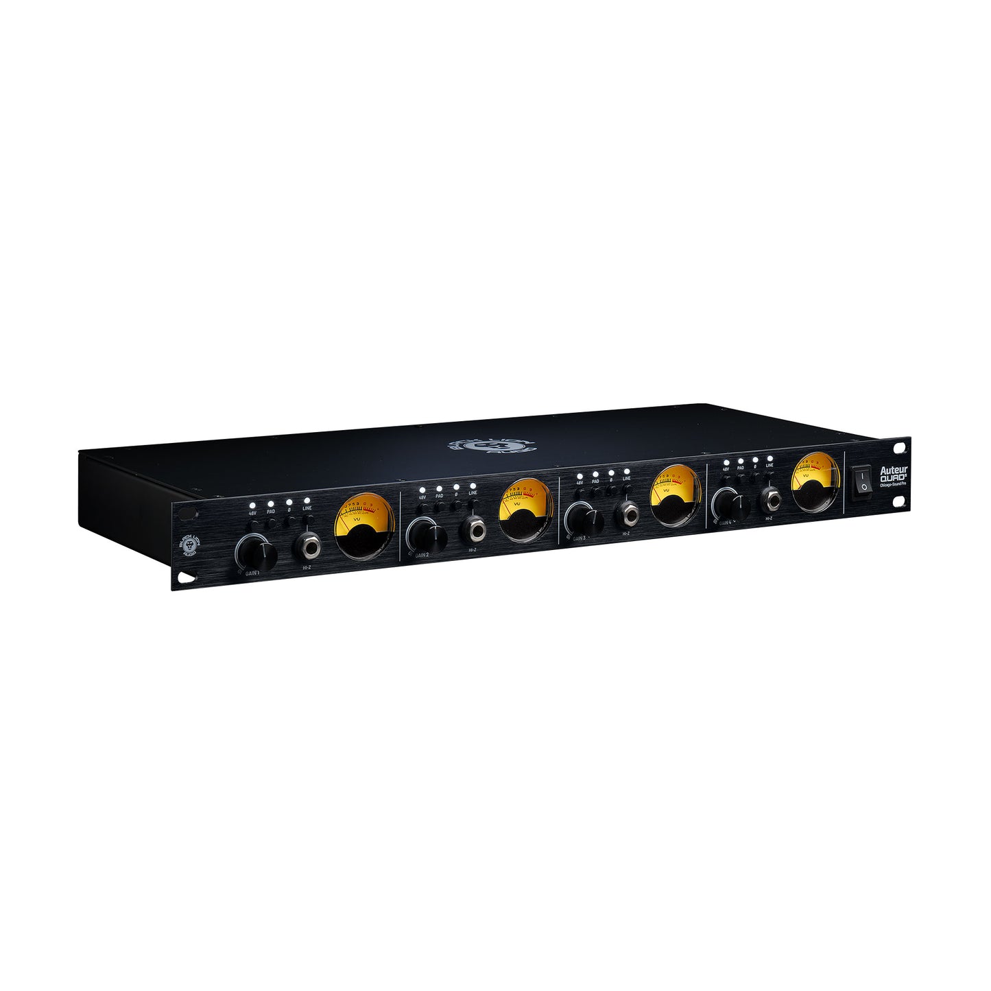 Black Lion Audio Auteur Quad2 4-Channel Rackmount Mic Preamp/DI